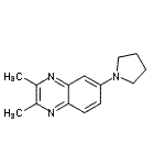 CAS#: 941283-06-3， 2,3-Dimethyl-6-(1-pyrrolidinyl)quinoxaline
