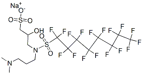CAS#: 94133-90-1， Sodium 3-[[3-(Dimethylamino)Propyl][(Heptadecafluorooctyl)Sulphonyl]Amino]-2-Hydroxypropanesulphonate