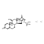 CAS#: 94135-39-4， (11beta,16beta)-9-chloro-11,17-dihydroxy-16-methyl-21-(phosphonooxy)-Pregna-1,4-diene-3,20-dione sodium salt (1:2)