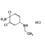CAS#: 94136-02-4， 1,2-Dichloro-N<sup>4</sup>-ethyl-2,5-cyclohexadiene-1,4-diamine hydrochloride (1:1)