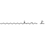 CAS#: 94139-09-0， N-{2-[(2-Hydroxyethyl)amino]ethyl}tetradecanamide acetate (1:1)