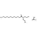 CAS#: 94139-13-6， N,N-Bis(2-hydroxyethyl)dodecanamide acetate (1:1)