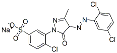 CAS#: 94158-02-8， Sodium 4-Chloro-3-[4-[(2,5-Dichlorophenyl)Azo]-4,5-Dihydro-3-Methyl-5-Oxo-1H-Pyrazol-1-Yl]Benzenesulphonate