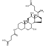 CAS#: 94159-47-4， (3alpha,5beta,7alpha,12beta)-3-[(3-Carboxypropanoyl)oxy]-7,12-dihydroxycholan-24-oic acid