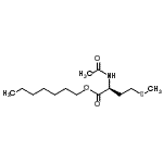 CAS#: 94160-17-5， heptyl (2S)-2-acetamido-4-methylsulfanyl-butanoate
