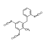 CAS#: 94166-84-4， 1,5-diisocyanato-3-[(2-isocyanatophenyl)methyl]-2-methyl-benzene