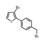 CAS#: 941716-98-9， 3-Bromo-2-[4-(bromomethyl)phenyl]thiophene