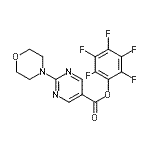CAS#: 941717-05-1， Pentafluorophenyl 2-(4-morpholinyl)-5-pyrimidinecarboxylate