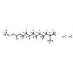 CAS#: 94200-50-7， diammonium [4,4,5,5,6,6,7,7,8,8,9,9,10,10,11,11,12,13,13,13-icosafluoro-2-hydroxy-12-(trifluoromethyl)tridecyl] phosphate