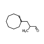CAS#: 94201-11-3， 3-(1-cyclooctenyl)-2-methyl-propanal