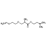 CAS#: 94201-47-5， 2-dimethylaminoethyl 3-(2-ethenoxyethoxy)-2-methyl-propanoate