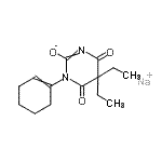 CAS 登录号：94201-51-1， 钠1-(1-环己烯基)-5,5-二乙基-4,6-二氧代-嘧啶-2-醇