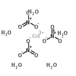 structure of CAS# 94219-55-3, Gadolinium nitrate hydrate (1:3:5)
