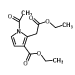 CAS#: 942205-97-2， Ethyl 1-acetyl-2-(2-ethoxy-2-oxoethyl)-1H-pyrrole-3-carboxylate