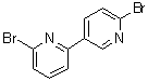 structure of CAS# 942206-17-9, 6,6'-Dibromo-2,3'-bipyridine;6,6'-DIBROMO-[2,3']-BIPYRIDINE