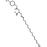 CAS#: 94247-57-1， 2-[2-(4-methylcyclohexoxy)-2-oxo-ethyl]icos-4-enoate