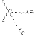 CAS#: 94266-26-9， isopropyl 10-[5,6-dihexyl-2-(8-isopropoxy-8-oxo-octyl)-1-cyclohex-3-enyl]dec-9-enoate