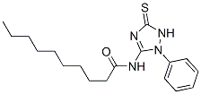 CAS#: 94276-02-5， N-(2,5-Dihydro-2-Phenyl-5-Thioxo-1H-1,2,4-Triazol-3-Yl)Decan-1-Amide