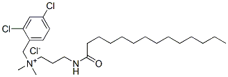 CAS#: 94279-05-7， (2,4-Dichlorobenzyl)Dimethyl[3-[(1-Oxotetradecyl)Amino]Propyl]Ammonium Chloride