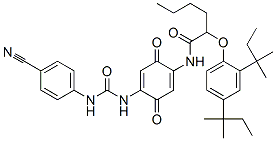 CAS#: 94313-65-2， 2-[2,4-Bis(1,1-Dimethylpropyl)Phenoxy]-N-[4-[[[(4-Cyanophenyl)Amino]Carbonyl]Amino]-3,6-Dioxocyclohexa-1,4-Dien-1-Yl]Hexanamide