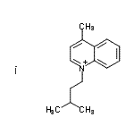 CAS#: 94319-01-4， 4-Methyl-1-(3-methylbutyl)quinolinium iodide