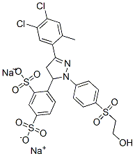 CAS#: 94333-46-7， Disodium 4-[3-(4,5-Dichloro-2-Methylphenyl)-4,5-Dihydro-1-[4-[(2-Hydroxyethyl)Sulphonyl]Phenyl]-1H-Pyrazol-5-Yl]Benzene-1,3-Disulphonate