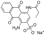 CAS#: 94349-50-5， Sodium 1-Amino-9,10-Dihydro-9,10-Dioxo-4-[(1-Oxopropyl)Amino]Anthracene-2-Sulphonate