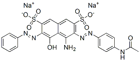 CAS#: 94386-47-7， Disodium 3-[[4-(Acetylamino)Phenyl]Azo]-4-Amino-5-Hydroxy-6-(Phenylazo)Naphthalene-2,7-Disulphonate