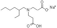 CAS#: 94441-92-6， N-(2-Carboxyethyl)-N-(2-Ethylhexyl)-beta-Alanine Sodium Salt (1:1)
