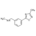 CAS#: 944450-79-7， N-Methyl-1-[3-(3-methyl-1,2,4-oxadiazol-5-yl)phenyl]methanamine