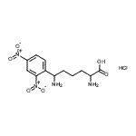CAS#: 94481-40-0， 2,6-diamino-6-(2,4-dinitrophenyl)hexanoic acid hydrochloride