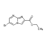 CAS#: 944896-67-7， Ethyl 6-bromoimidazo[1,2-a]pyrimidine-2-carboxylate