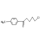 structure of CAS# 945-96-0, 5-Chloro-1-(4-methylphenyl)-1-pentanone;5-chloro-1-(4-methylphenyl)-1-oxopentane