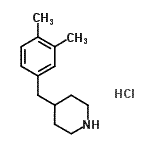 CAS#: 945374-66-3， 4-(3,4-Dimethylbenzyl)piperidine hydrochloride (1:1)