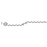 structure of CAS# 94598-31-9, 1-(10,12-Pentacosadiyn-1-yl)pyridinium bromide;1-(10,12-Pentacosadiynyl)pyridinium Bromide