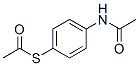structure of CAS# 946-94-1, N-(4-Acetylsulfanylphenyl)acetamide;Ethanethioic Acid S-(4-Acetamidophenyl) Ester;Nsc62088