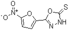 CAS#: 94646-96-5， 5-(5-Nitro-2-furyl)-1,3,4-oxadiazole-2(3H)-thione