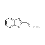 CAS#: 94663-46-4， (2E)-3-(1,3-Benzothiazol-2-yl)acrylonitrile