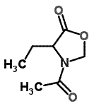 CAS#: 94664-19-4， 3-Acetyl-4-ethyl-1,3-oxazolidin-5-one