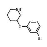 CAS#: 946681-09-0， 3-(3-Bromophenoxy)piperidine