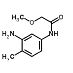 structure of CAS# 946769-41-1, N-(3-Amino-4-methylphenyl)-2-methoxyacetamide;MFCD09939816;N-(3-amino-4-methylphenyl)-2-methoxyacetamide