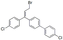 CAS#: 94732-96-4， (E)-4-[3-Bromo-1-(4-Chlorophenyl)-1-Propenyl]-4'-Chloro-1,1'-Biphenyl