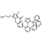 CAS#: 947331-10-4， 2-Butyl-4-chloro-1-{[2'-(1-trityl-1H-tetrazol-5-yl)-4-biphenylyl]methyl}-1H-imidazole-5-carboxylic acid