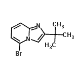 CAS#: 947533-74-6， 5-Bromo-2-(2-methyl-2-propanyl)imidazo[1,2-a]pyridine