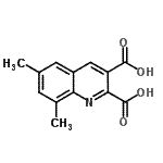 CAS#: 948289-02-9， 6,8-Dimethyl-2,3-quinolinedicarboxylic acid