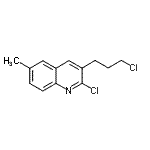 CAS#: 948289-99-4， 2-Chloro-3-(3-chloropropyl)-6-methylquinoline