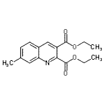 CAS#: 948291-10-9， Diethyl 7-methyl-2,3-quinolinedicarboxylate