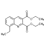 CAS#: 948291-49-4， Diethyl 8-ethyl-2,3-quinolinedicarboxylate