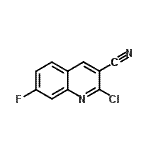 CAS#: 948291-81-4， 2-Chloro-7-fluoro-3-quinolinecarbonitrile