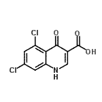 CAS#: 948293-74-1， 5,7-Dichloro-4-hydroxy-3-quinolinecarboxylic acid